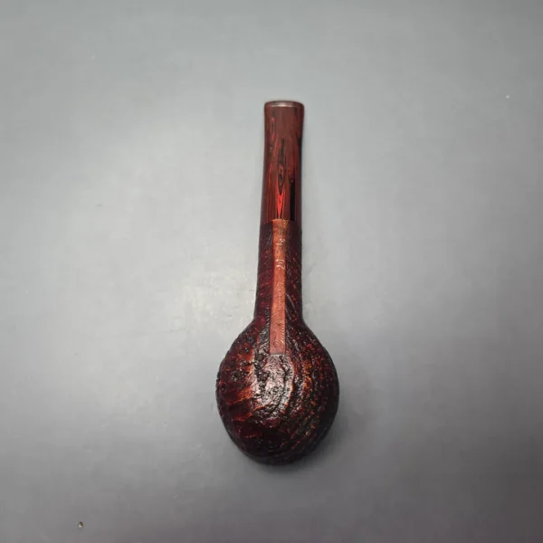 Graziano Tendi Sandblasted "LBS" Billiard Handmade Briar Pipe, New - Image 9