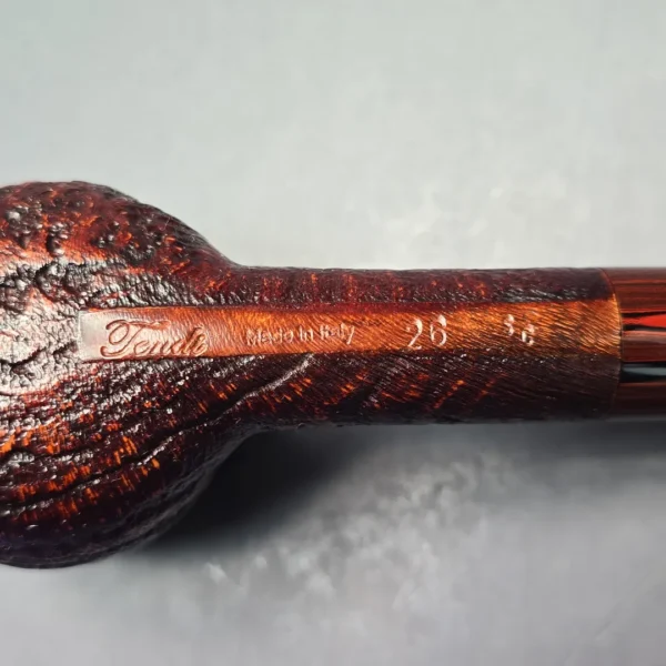 Graziano Tendi Sandblasted "LBS" Billiard Handmade Briar Pipe, New - Image 10