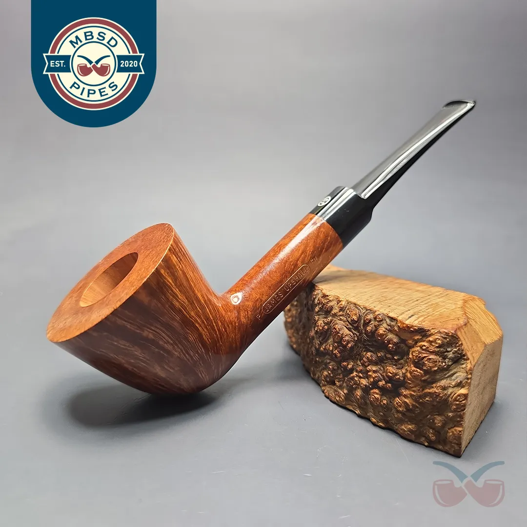 James Upshall P Grade EXL Smooth Dublin Estate Briar Pipe, Unsmoked