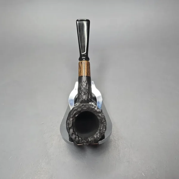 MBSD Briars by Piero Vitale Black Rusticated Billiard with Zebrawood (New) - Image 9