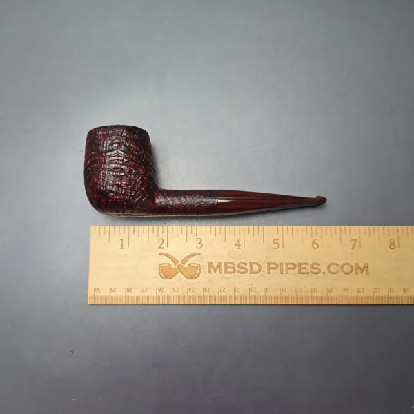 Graziano Tendi Sandblasted "LBS" Billiard Handmade Briar Pipe, New - Image 11
