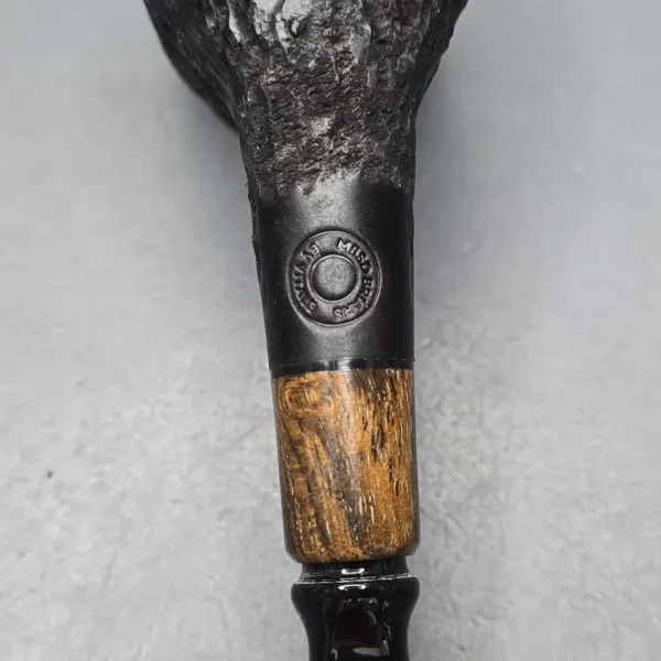 MBSD Briars by Piero Vitale Black Rusticated Billiard with Zebrawood (New) - Image 11