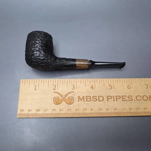 MBSD Briars by Piero Vitale Black Rusticated Billiard with Zebrawood (New) - Image 12