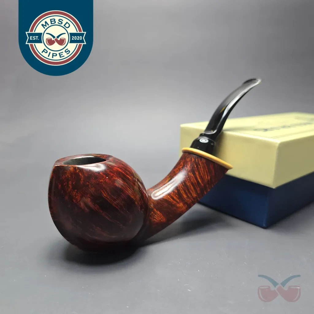 MBSD Briars Modern Masters 2 Smooth Blowfish w/ Boxwood Handmade Briar Pipe, New