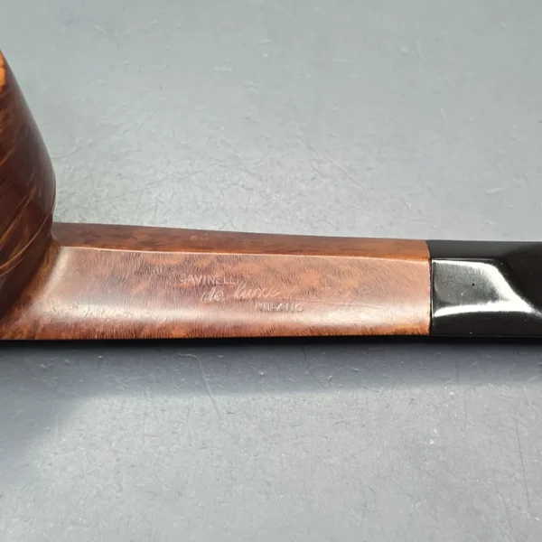 Savinelli De Luxe Milano 514 KS Smooth Long Shank Bulldog (Estate) - Image 11