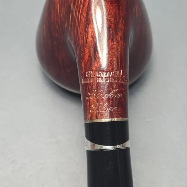Stanwell (Pre-2010) Black 'n Silver 30 Smooth Peewit Estate Briar Pipe, Unsmoked - Image 11
