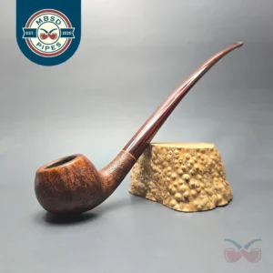 Sean Reum Contrast Sandblasted Churchwarden Estate Briar Pipe, American Estates