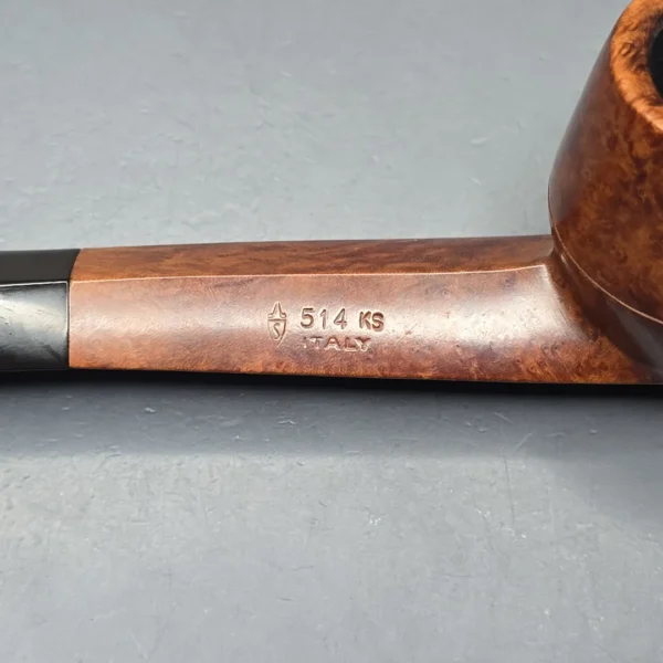 Savinelli De Luxe Milano 514 KS Smooth Long Shank Bulldog (Estate) - Image 12