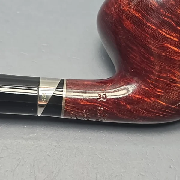 Stanwell (Pre-2010) Black 'n Silver 30 Smooth Peewit Estate Briar Pipe, Unsmoked - Image 12
