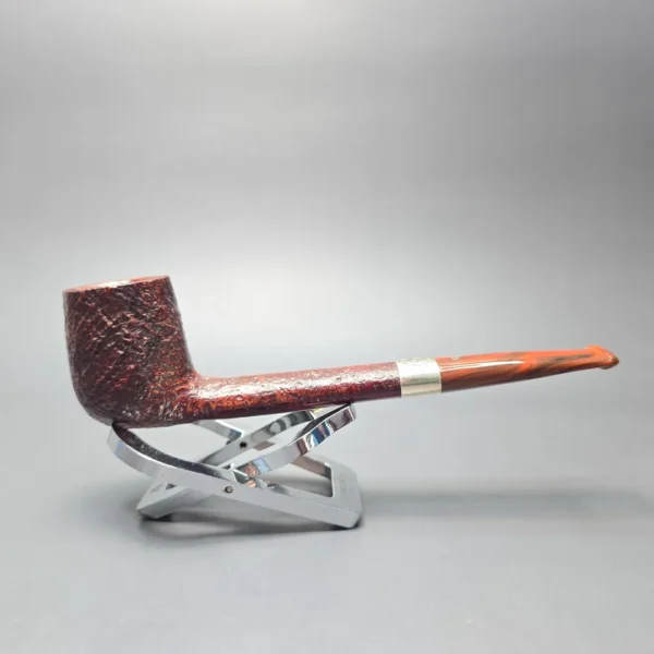 Peterson Irish Harp 264 Sandblasted Canadian w Silver Briar Pipe, New - Image 3