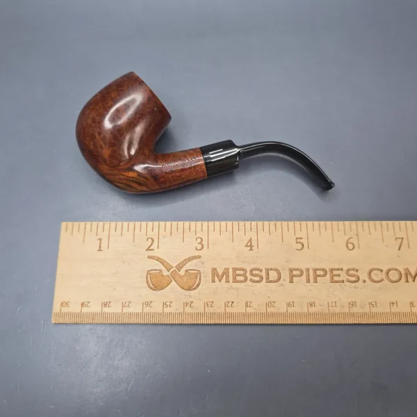The Guildhall (Comoy's) 215 Smooth Bent Billiard Estate Briar Pipe, English Estates - Image 13