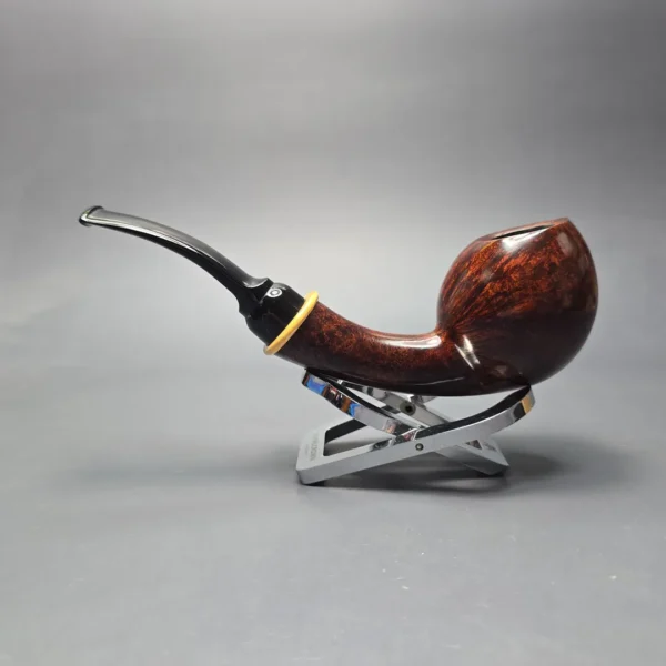 MBSD Briars Modern Masters 2 Smooth Blowfish w/ Boxwood Handmade Briar Pipe, New - Image 5