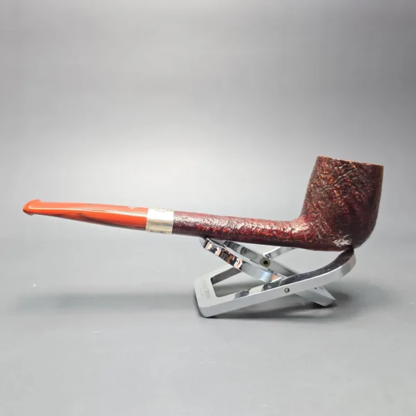 Peterson Irish Harp 264 Sandblasted Canadian w Silver Briar Pipe, New - Image 5
