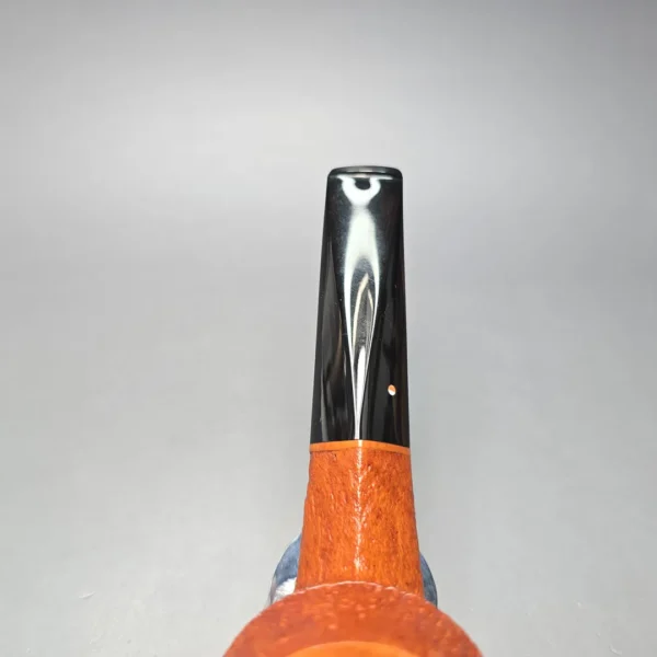 Graziano Tendi Sandblasted Stacked Bulldog Handmade Briar Pipe, New - Image 7