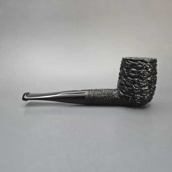 Savinelli 150th Anniversary Capri Root Briar 141 KS Rusticated Bent Billiard Briar Pipe, New - Image 4