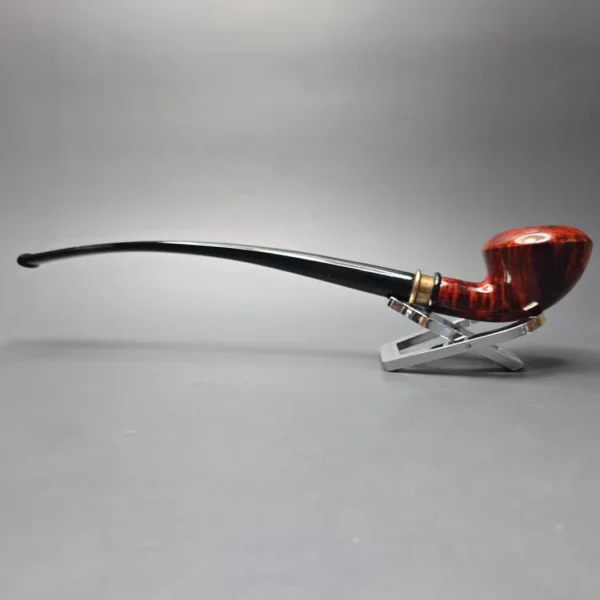 4th Generation (by Chacom) Smooth Churchwarden with Brass (Unsmoked Estate) - Image 4