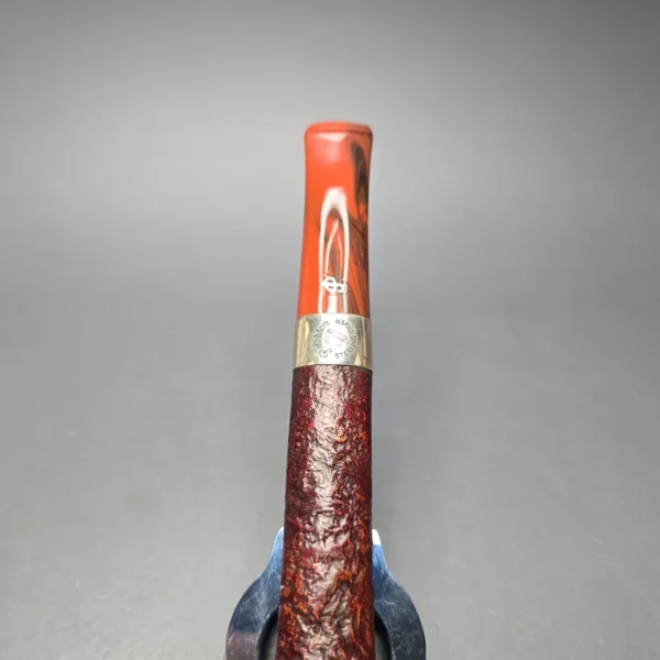 Peterson Irish Harp 264 Sandblasted Canadian w Silver Briar Pipe, New - Image 8