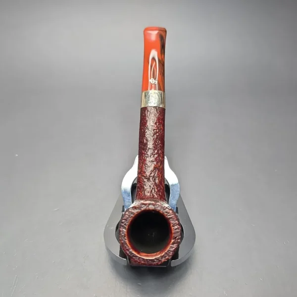 Peterson Irish Harp 264 Sandblasted Canadian w Silver Briar Pipe, New - Image 9