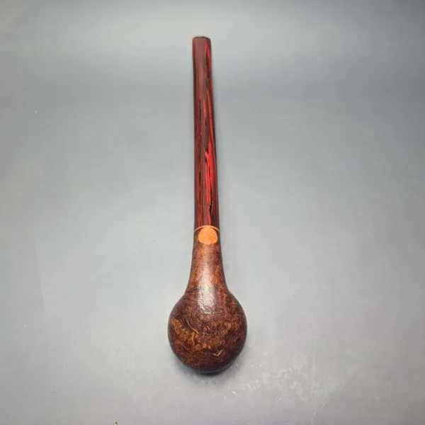 Sean Reum Contrast Sandblasted Churchwarden Estate Briar Pipe, American Estates - Image 9