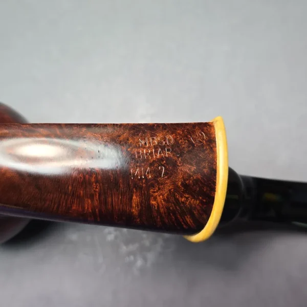 MBSD Briars Modern Masters 2 Smooth Blowfish w/ Boxwood Handmade Briar Pipe, New - Image 11