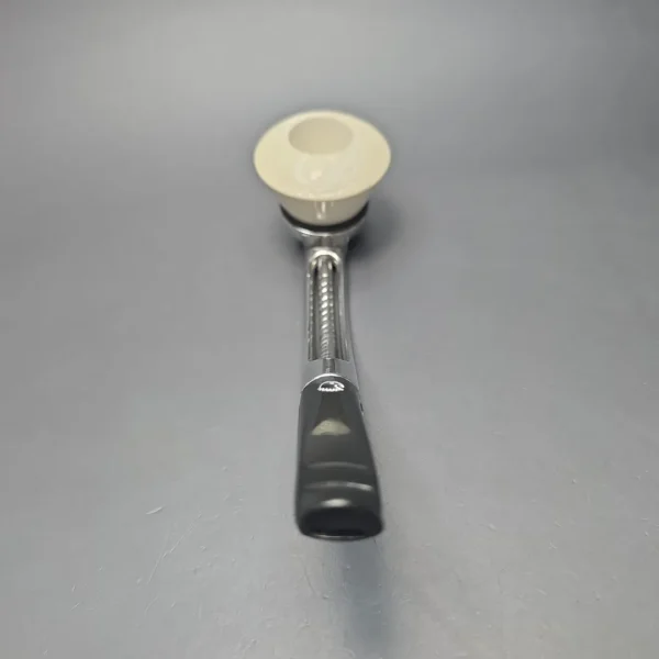 Falcon Bent Dental w/ MBSD Meerschaum Dublin Block Meerschaum Bowl Pipe, New - Image 12