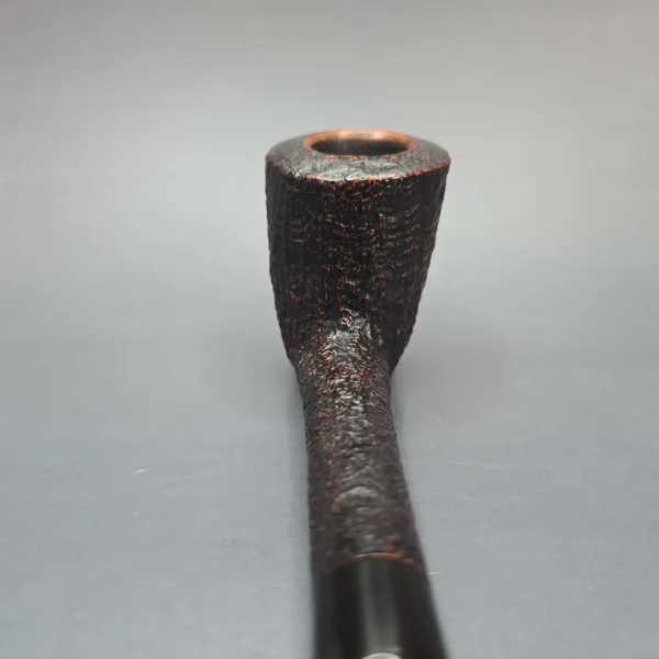 Savinelli Autograph 5 Sandblasted Long Shank Dublin Estate Briar Pipe, Italian Estates - Image 6