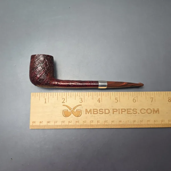 Peterson Irish Harp 264 Sandblasted Canadian w Silver Briar Pipe, New - Image 12