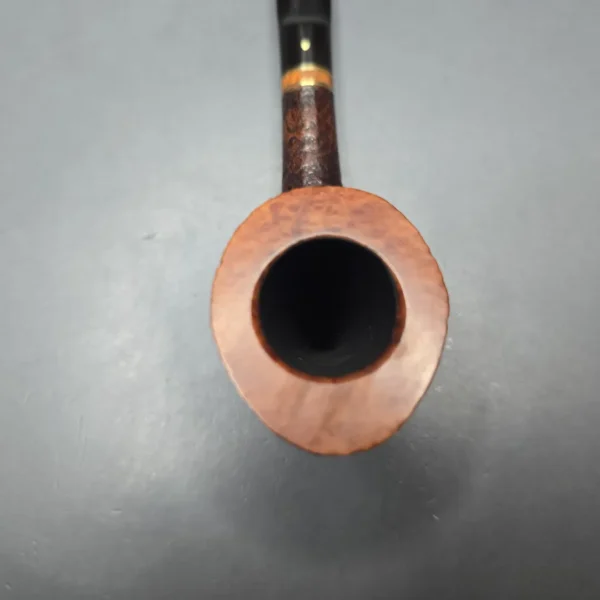 Savinelli Punto Oro Mister G 904 KS Partially Sandblasted Dublin Estate Briar Pipe, Italian Estates, 6mm - Image 7