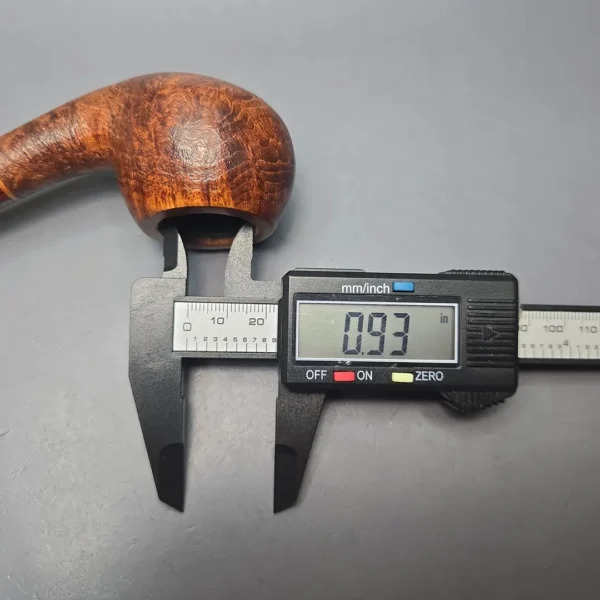 Sean Reum Contrast Sandblasted Churchwarden Estate Briar Pipe, American Estates - Image 12