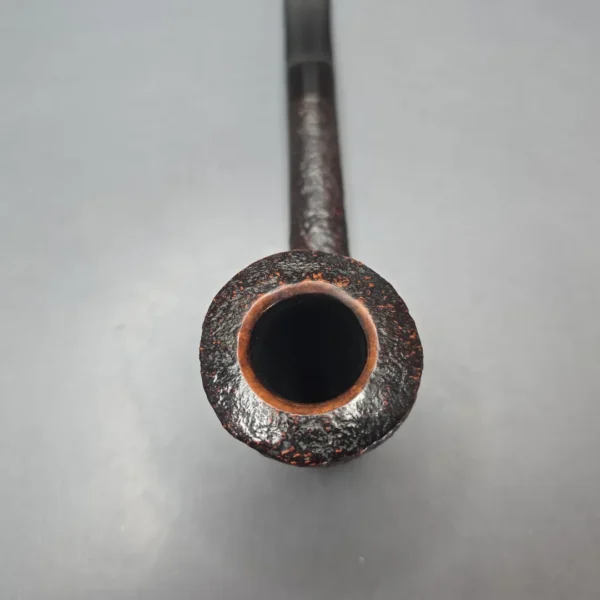 Savinelli Autograph 5 Sandblasted Long Shank Dublin Estate Briar Pipe, Italian Estates - Image 7