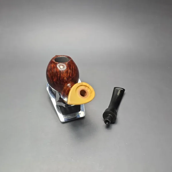 MBSD Briars Modern Masters 2 Smooth Blowfish w/ Boxwood Handmade Briar Pipe, New - Image 14