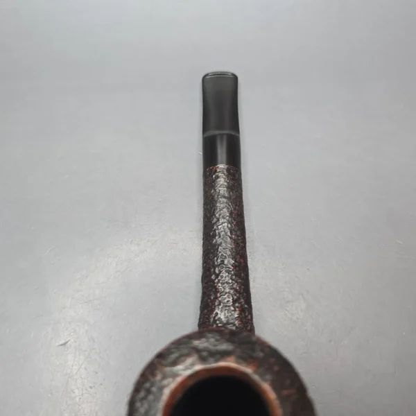 Savinelli Autograph 5 Sandblasted Long Shank Dublin Estate Briar Pipe, Italian Estates - Image 8