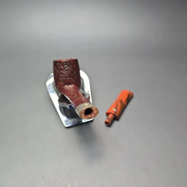 Peterson Irish Harp 264 Sandblasted Canadian w Silver Briar Pipe, New - Image 14