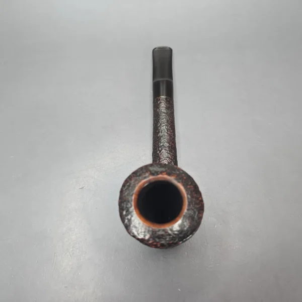 Savinelli Autograph 5 Sandblasted Long Shank Dublin Estate Briar Pipe, Italian Estates - Image 9