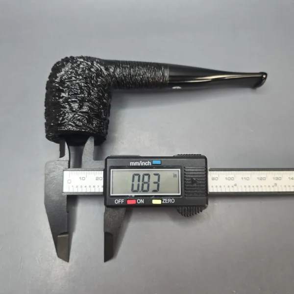 Savinelli 150th Anniversary Capri Root Briar 141 KS Rusticated Bent Billiard Briar Pipe, New - Image 13