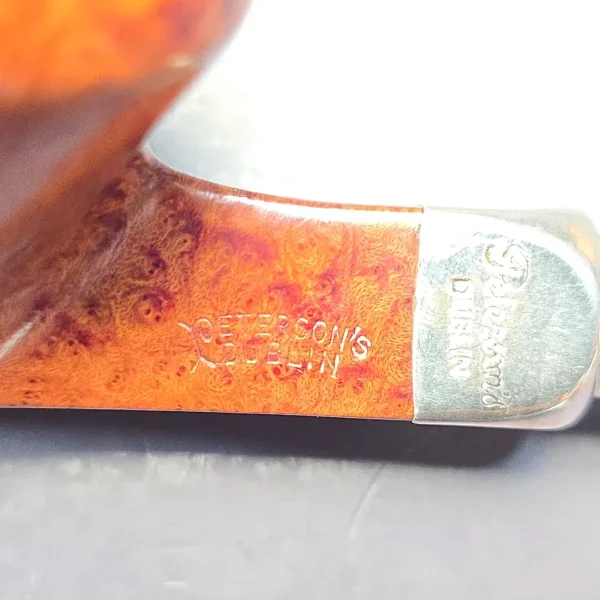 Peterson 2000 Pipe of the Year Smooth Pot with Silver (Estate) - Image 10