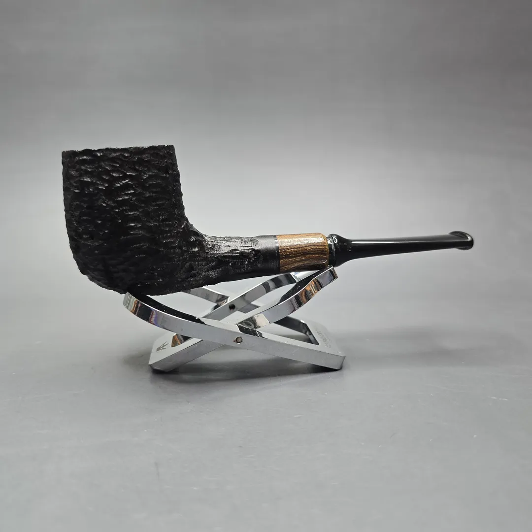 MBSD Briars by Piero Vitale Black Rusticated Billiard with Zebrawood (New) - Image 2