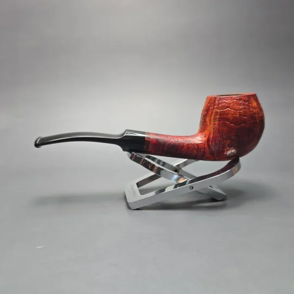 Sean Reum Glacier Sandblasted Apple Estate Briar Pipe, American Estates - Image 4