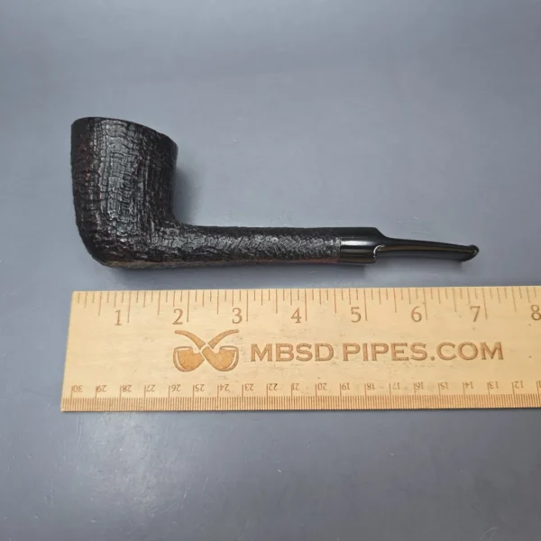 Savinelli Autograph 5 Sandblasted Long Shank Dublin Estate Briar Pipe, Italian Estates - Image 12