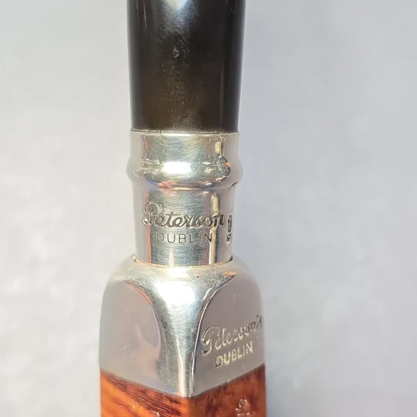 Peterson 2000 Pipe of the Year Smooth Pot with Silver (Estate) - Image 12