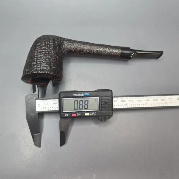 Savinelli Autograph 5 Sandblasted Long Shank Dublin Estate Briar Pipe, Italian Estates - Image 13
