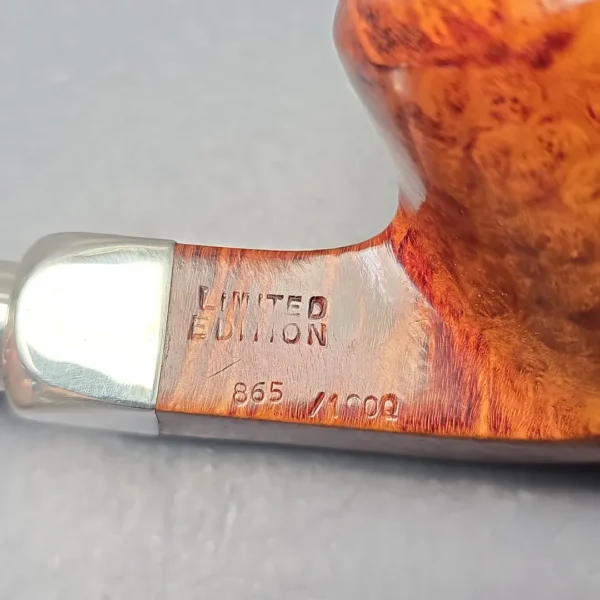 Peterson 2000 Pipe of the Year Smooth Pot with Silver (Estate) - Image 13