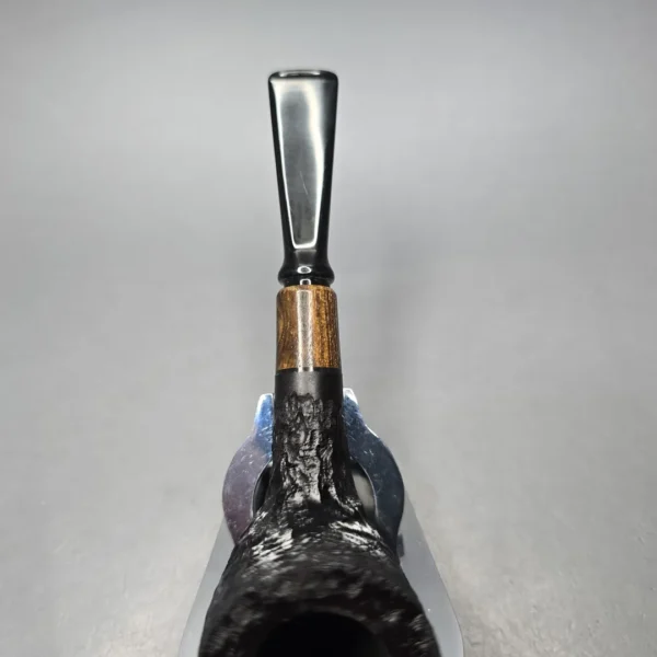 MBSD Briars by Piero Vitale Black Rusticated Billiard with Zebrawood (New) - Image 9
