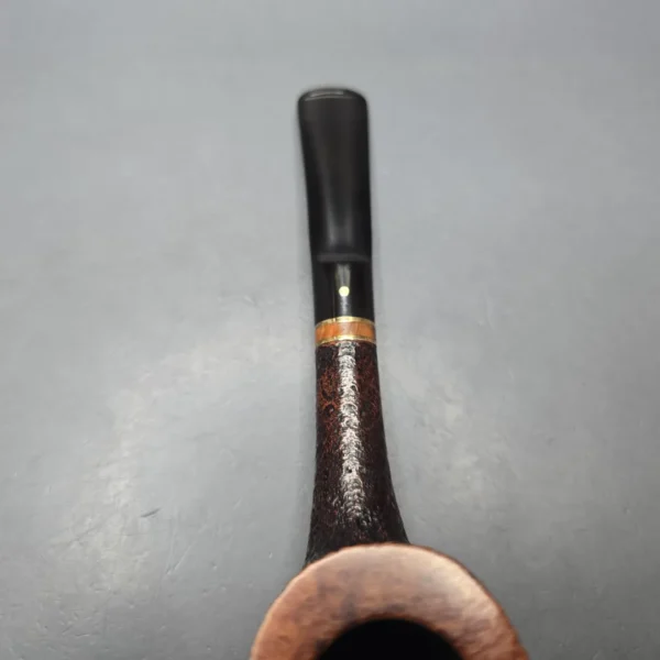 Savinelli Punto Oro Mister G 904 KS Partially Sandblasted Dublin Estate Briar Pipe, Italian Estates, 6mm - Image 8