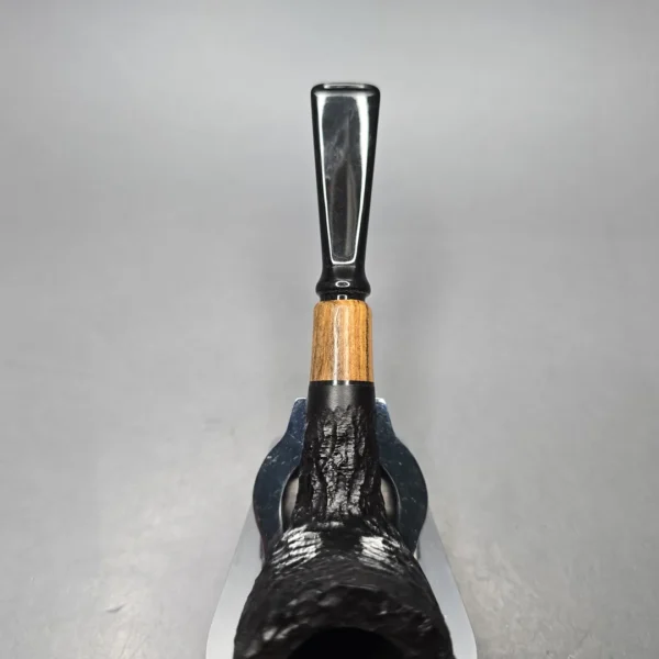 MBSD Briars by Piero Vitale Black Rusticated Billiard with Olivewood (New) - Image 8