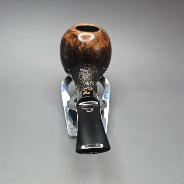 Poul Winslow Crown Viking Partially Rusticated Apple Estate Briar Pipe, Danish Estates - Image 10