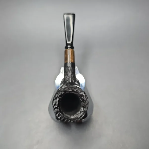 MBSD Briars by Piero Vitale Black Rusticated Billiard with Zebrawood (New) - Image 10