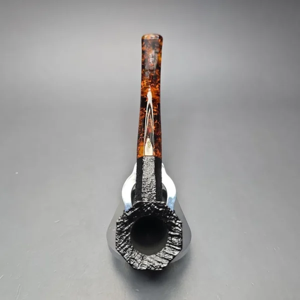 Savinelli Ottagono Long II Sandblasted Panel Dublin Briar Pipe, New, 6mm - Image 8
