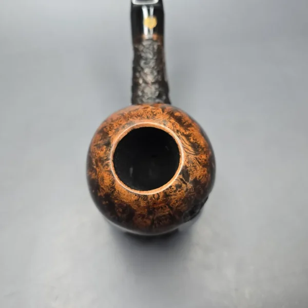 Poul Winslow Crown Viking Partially Rusticated Apple Estate Briar Pipe, Danish Estates - Image 7