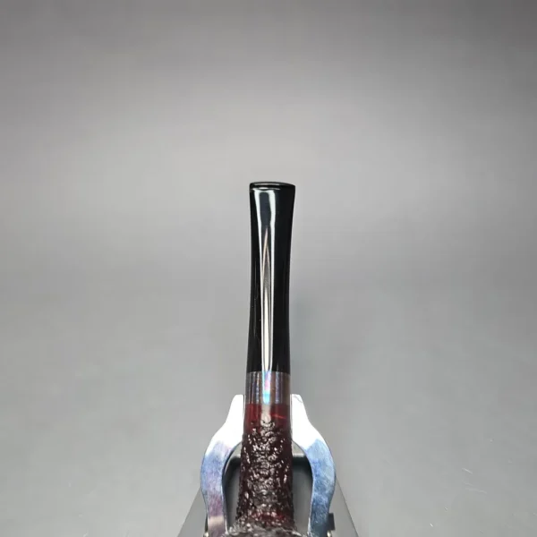 Walt Cannoy Cardinal House Morton Partially Rusticated Dublin w/ Silver Handmade Briar Pipe, New - Image 7